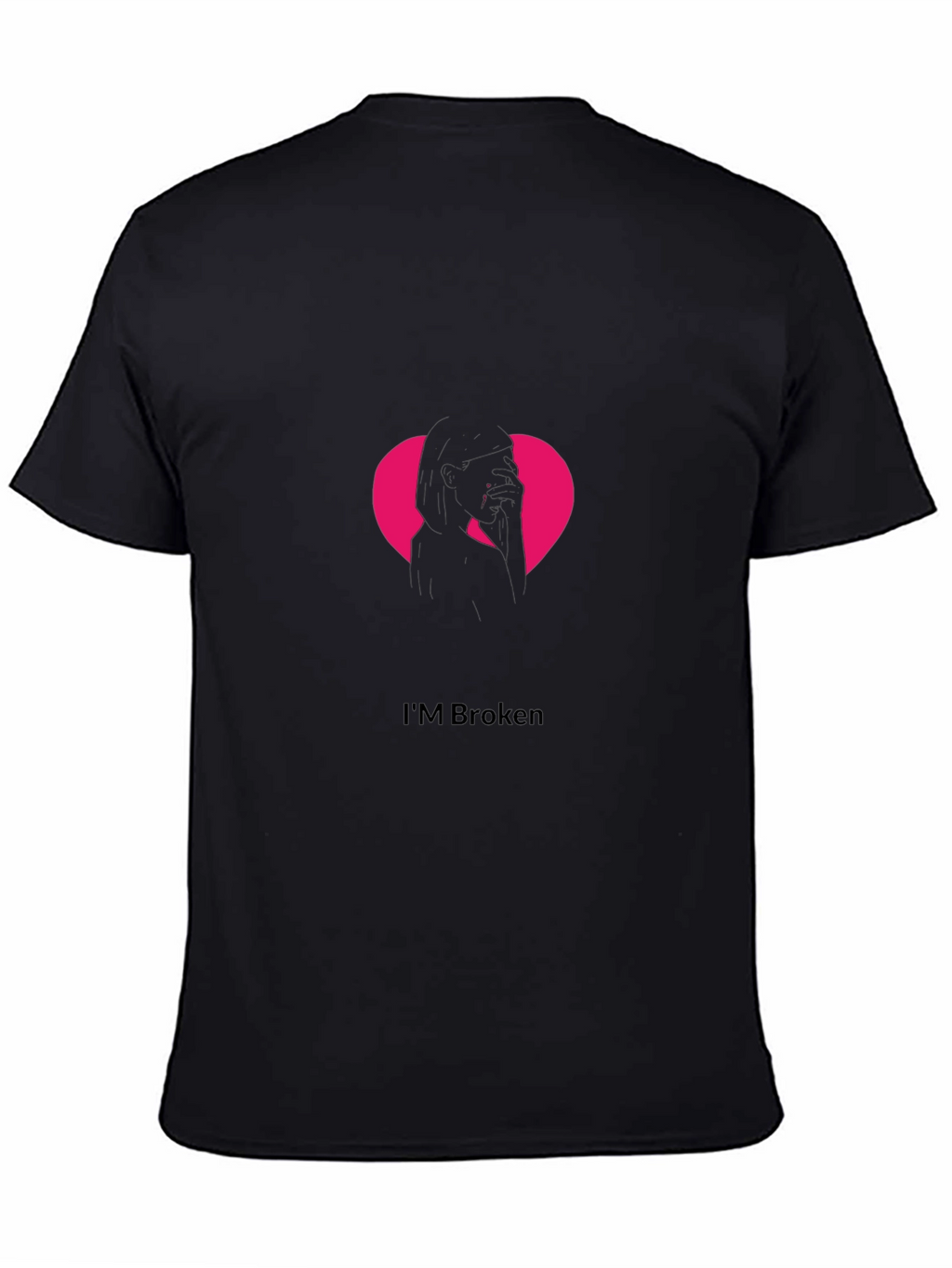 Im Broken Heart Graphic Tee - Trendy Mens T-Shirt