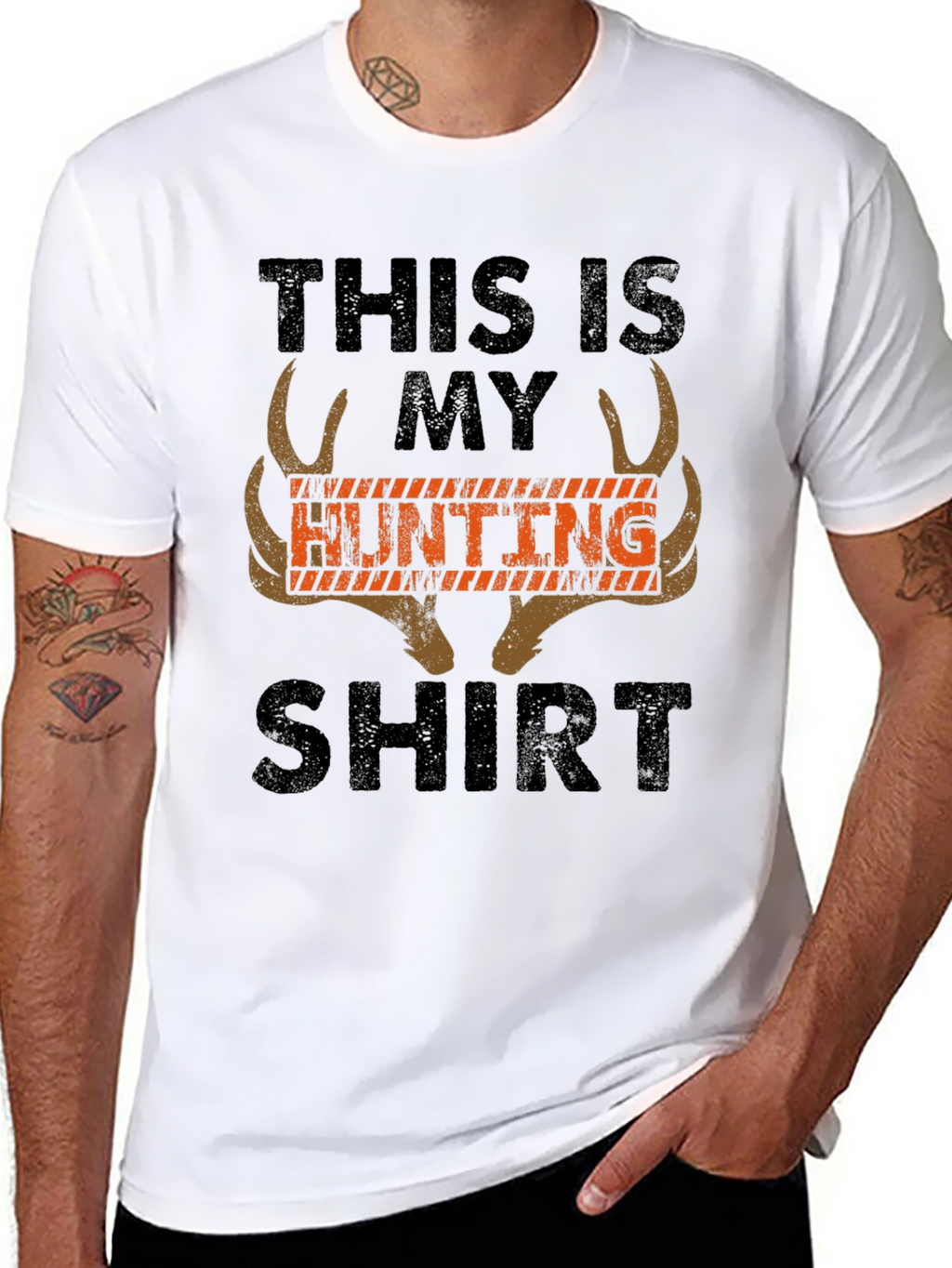 This Is My Hunting Shirt - Novelty Graphic Tee