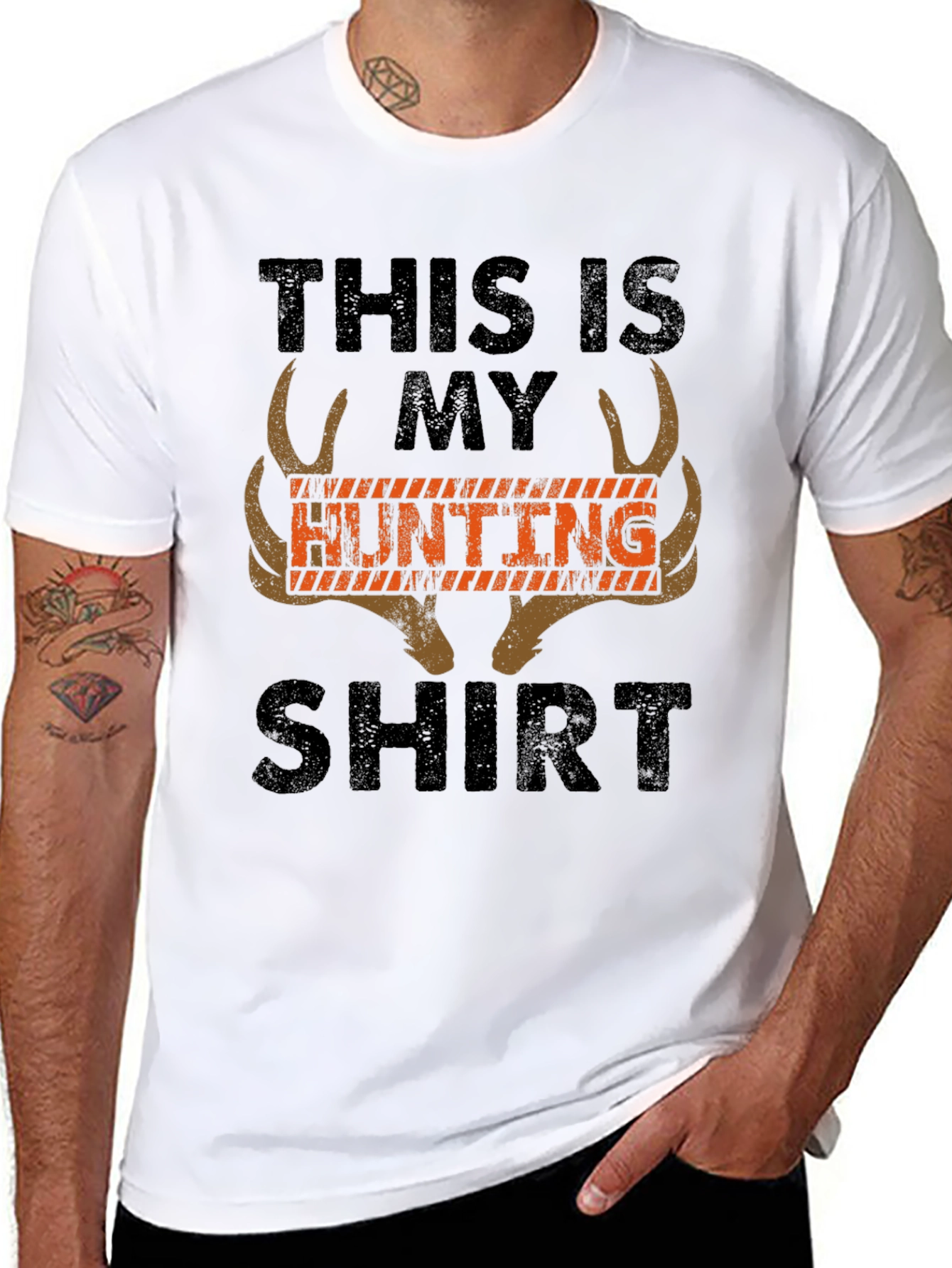 This Is My Hunting Shirt - Novelty Graphic Tee