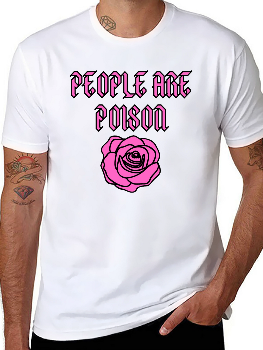 People Are Poison Rose Graphic Tee