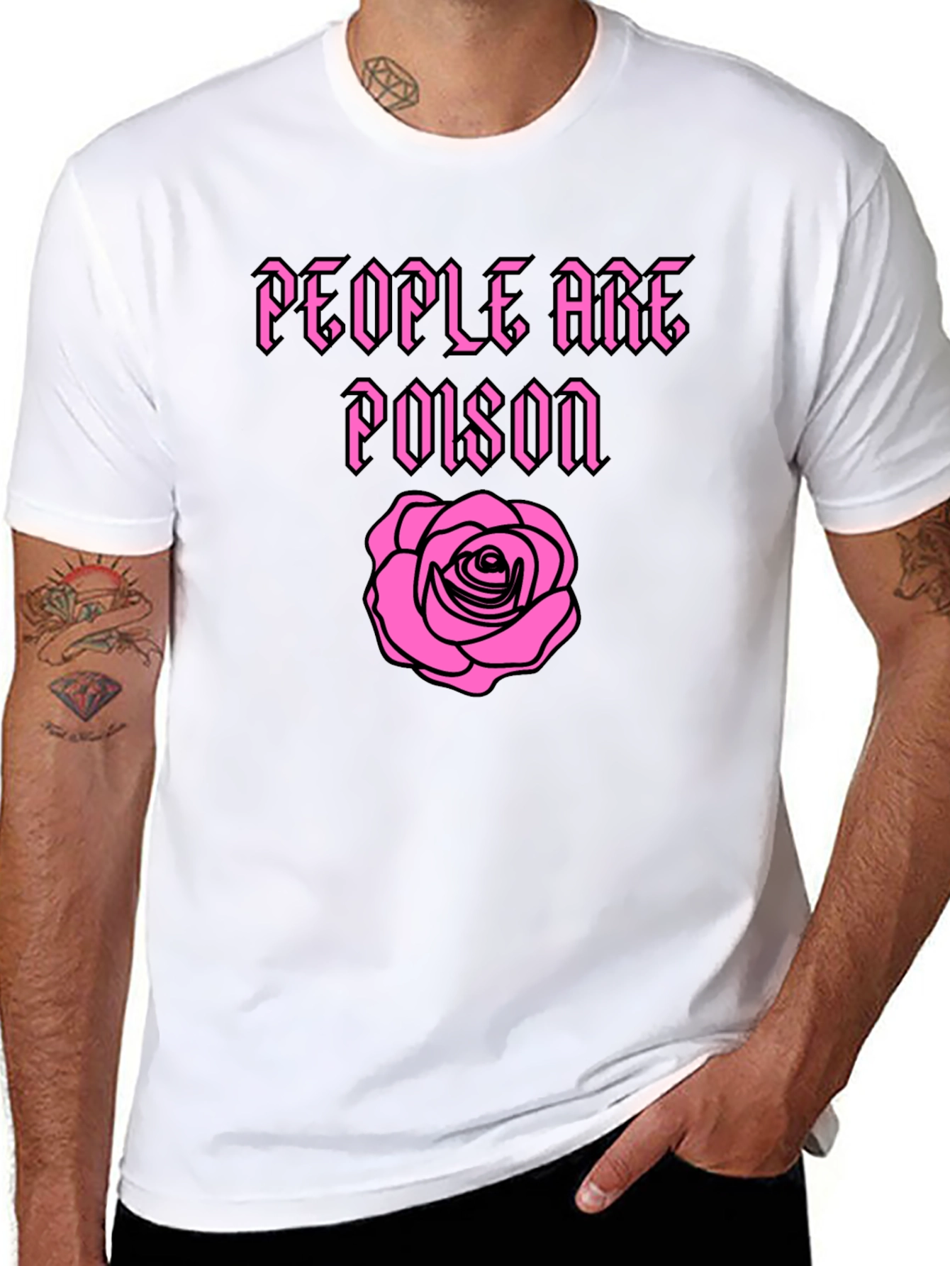 People Are Poison Rose Graphic Tee