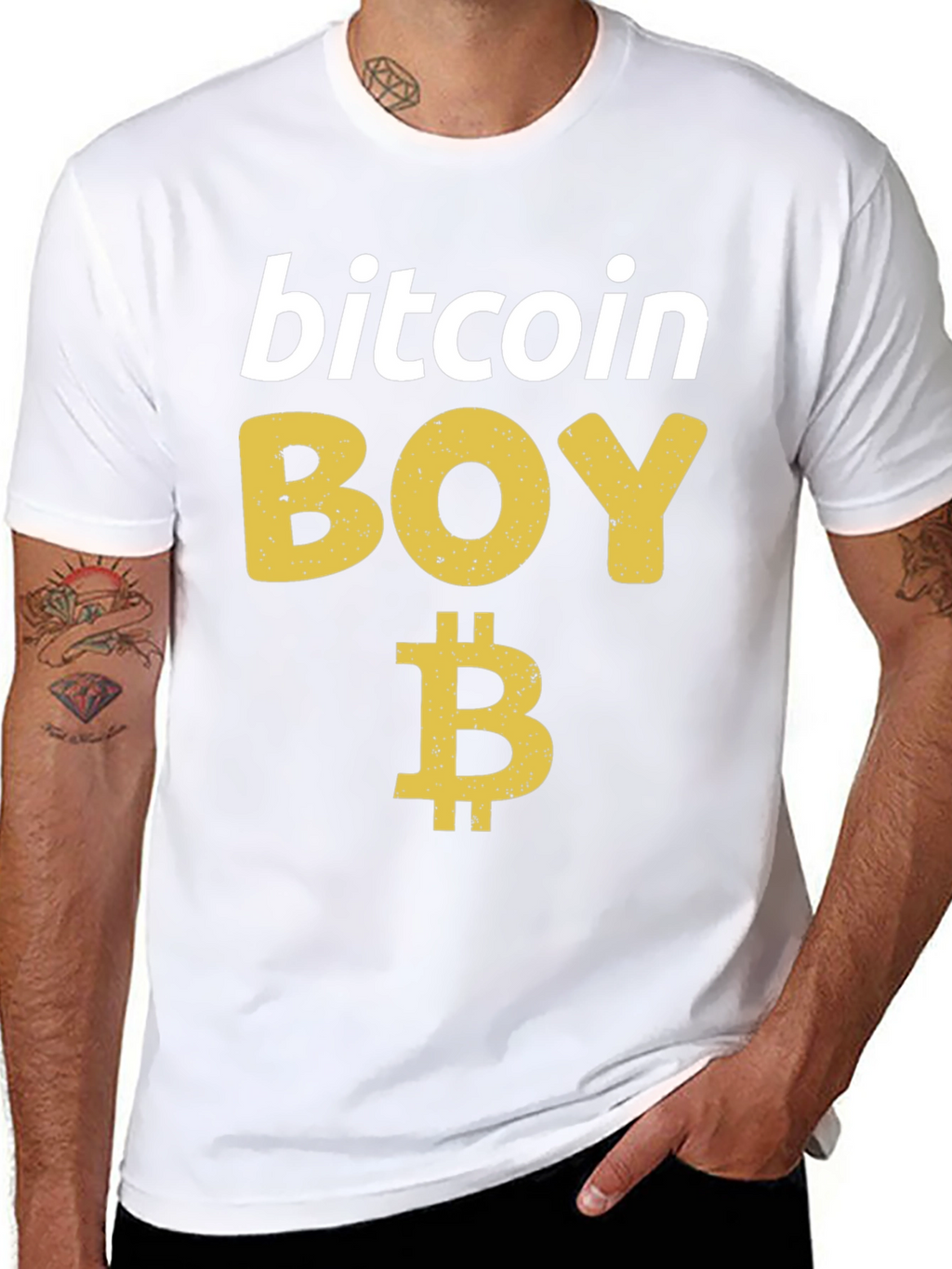 Bitcoin Boy Tee - Crypto Investor T-Shirt