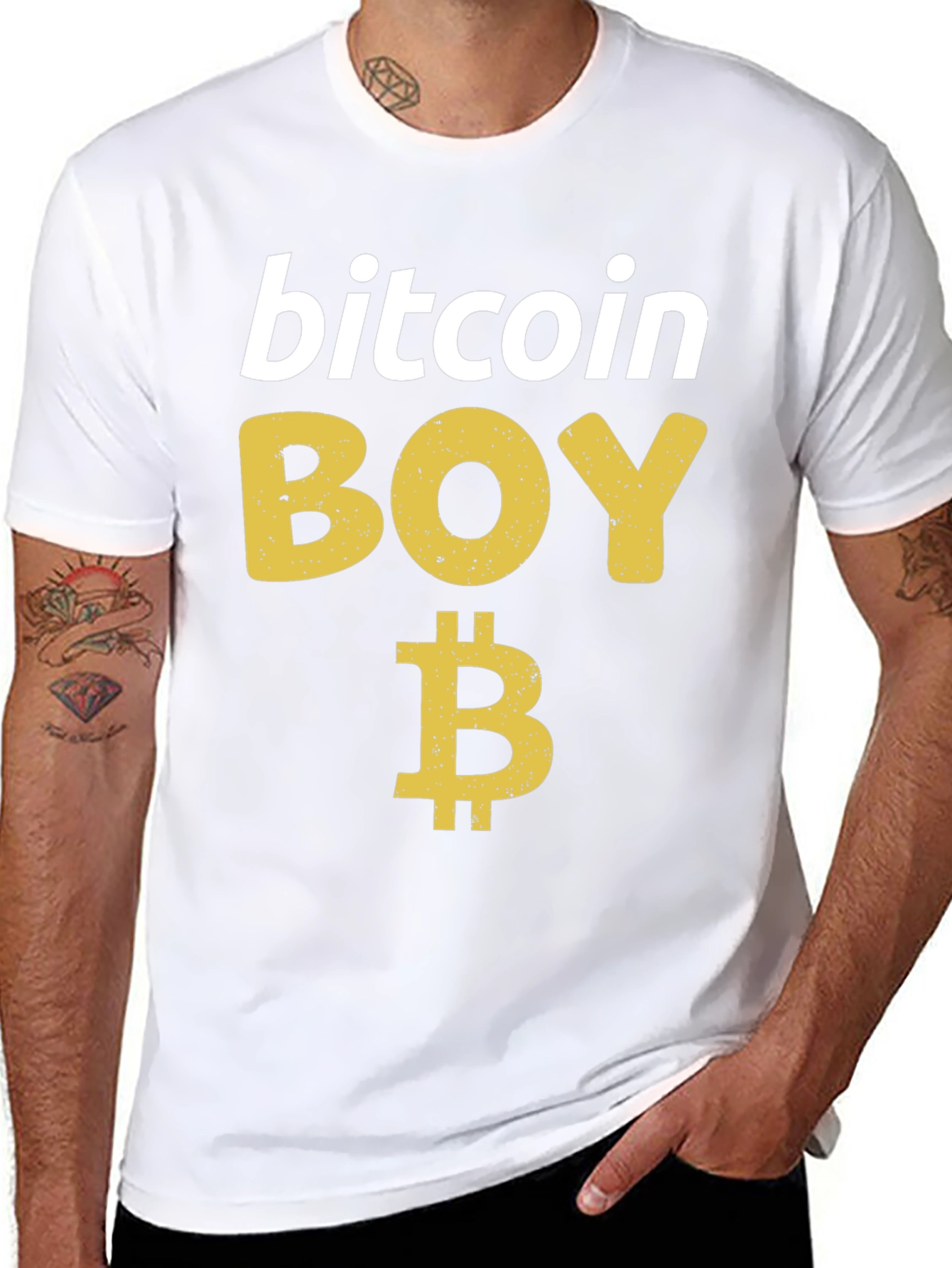 Bitcoin Boy Tee - Crypto Investor T-Shirt