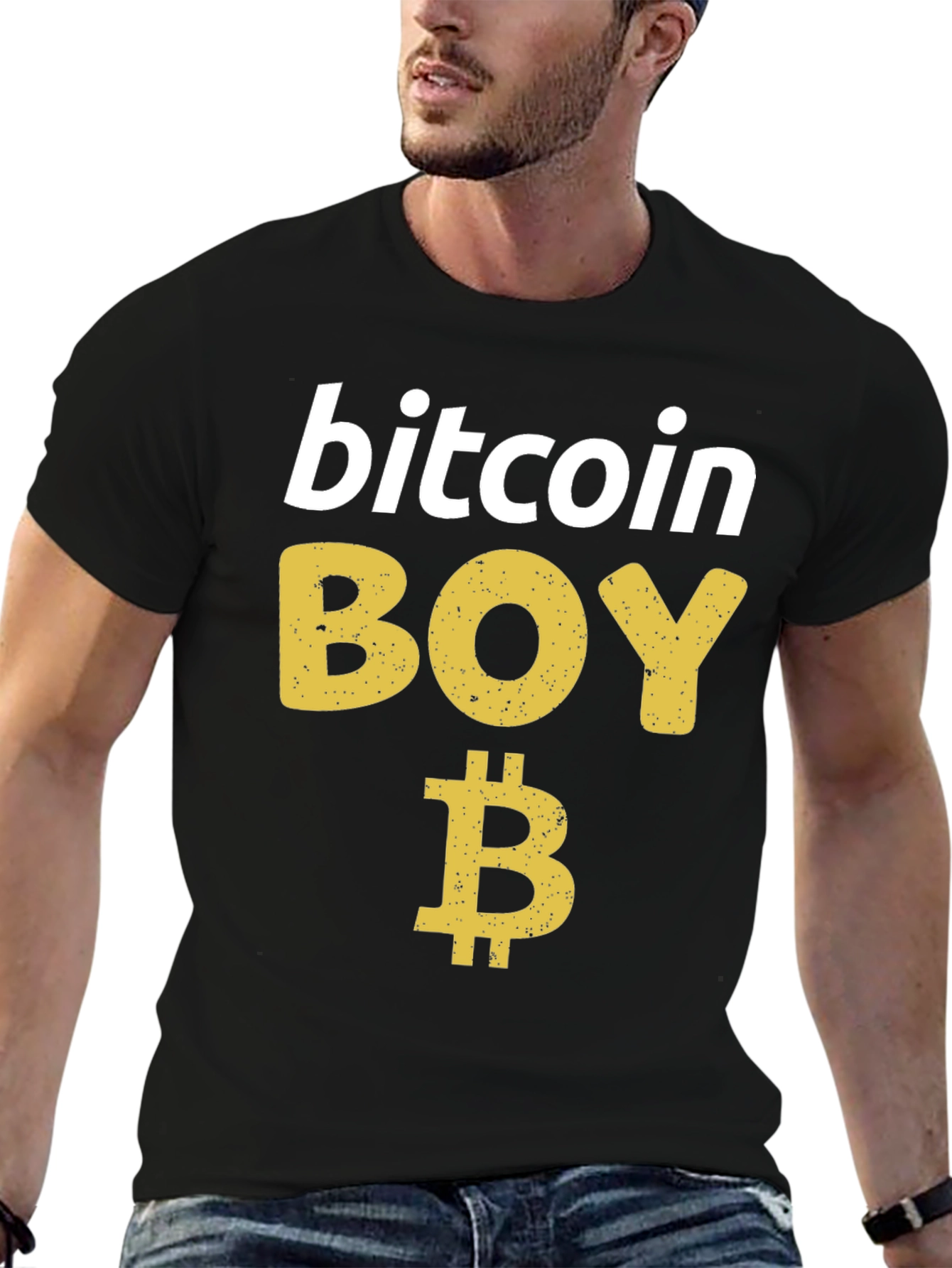 Bitcoin Boy Tee - Crypto Investor T-Shirt