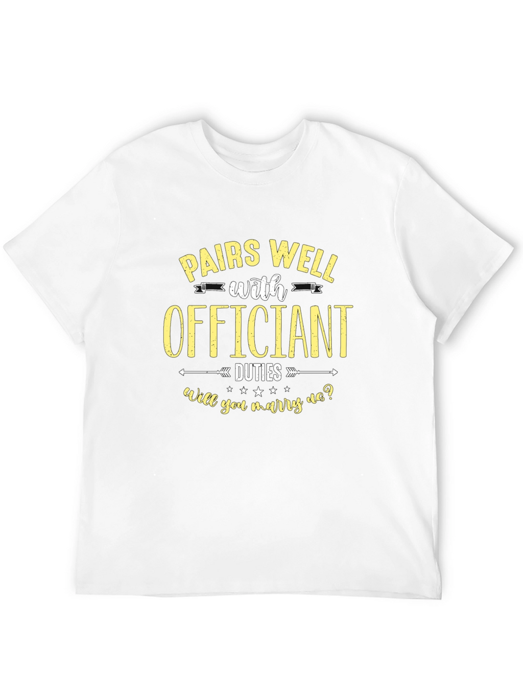Pairs Well with Officiant Duties T-Shirt