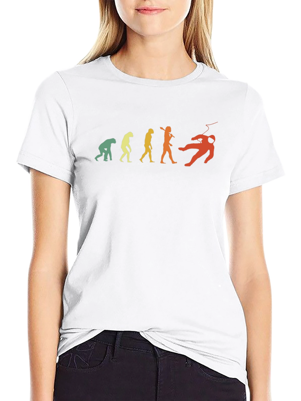 Evolution to Space T-Shirt - Funny Astronaut Tee