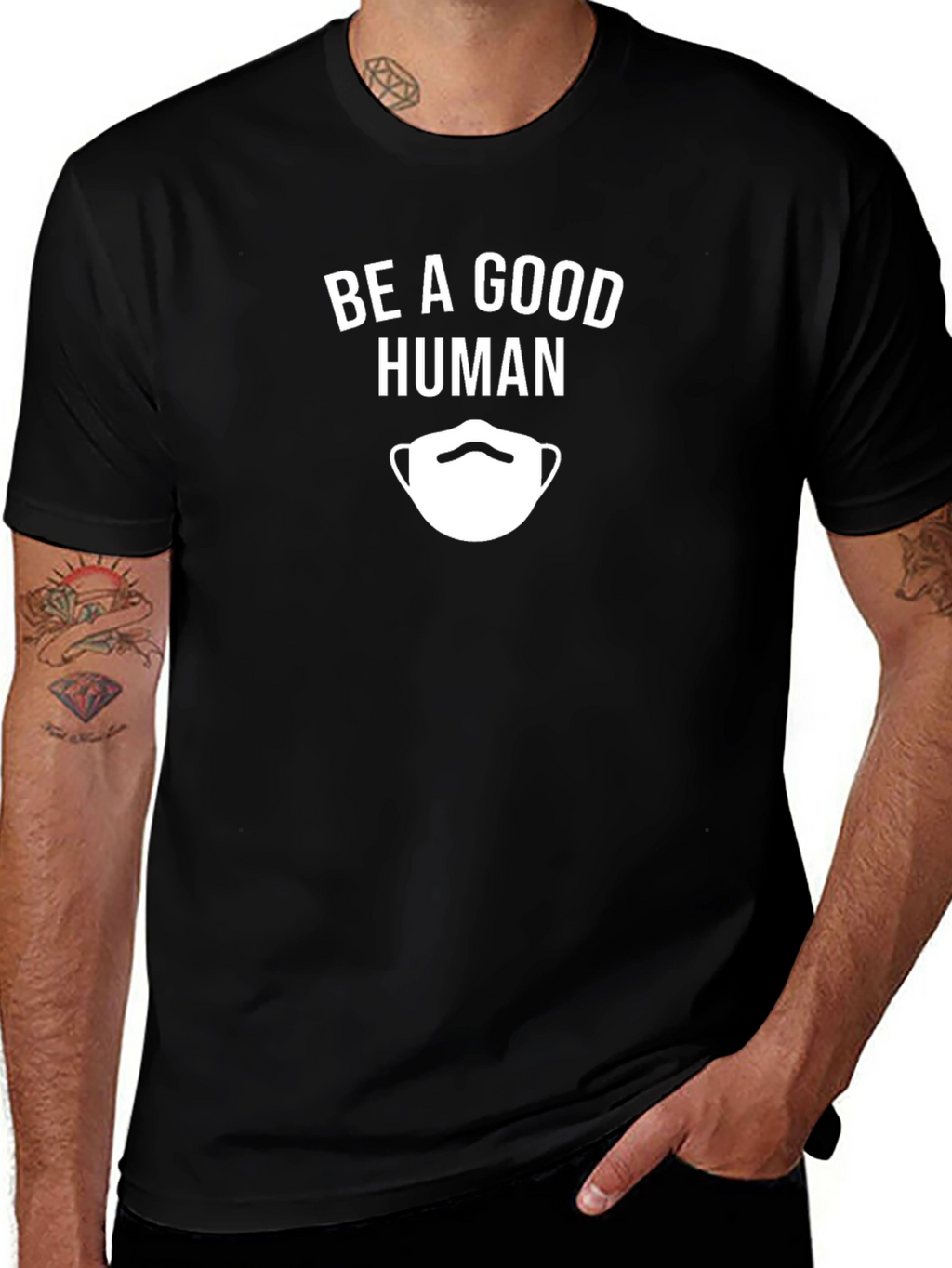 Be A Good Human Graphic Tee - Unisex