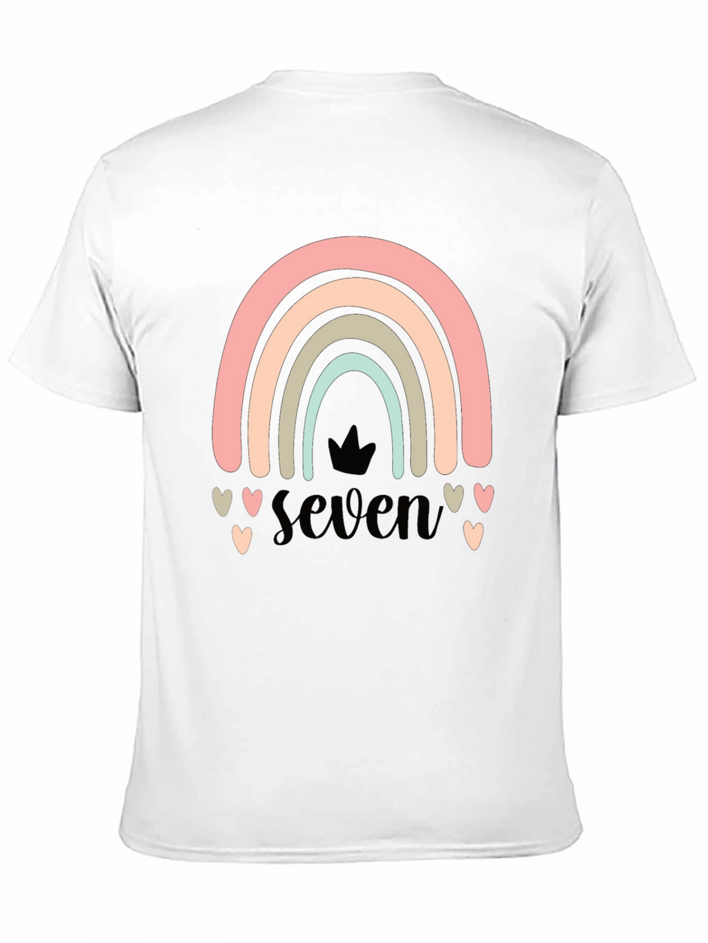 Seven Rainbow Birthday T-Shirt
