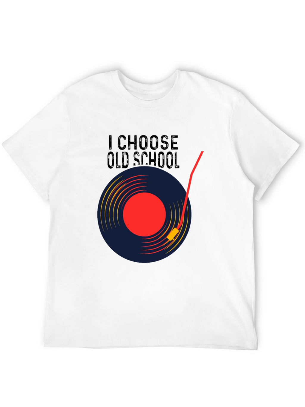 Old School Vinyl Record Graphic Tee