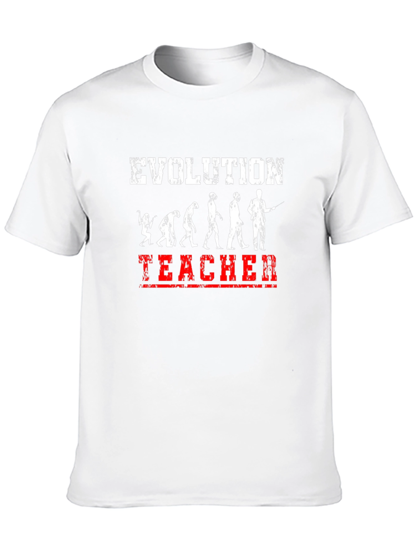 Evolution Teacher Graphic T-Shirt - Black