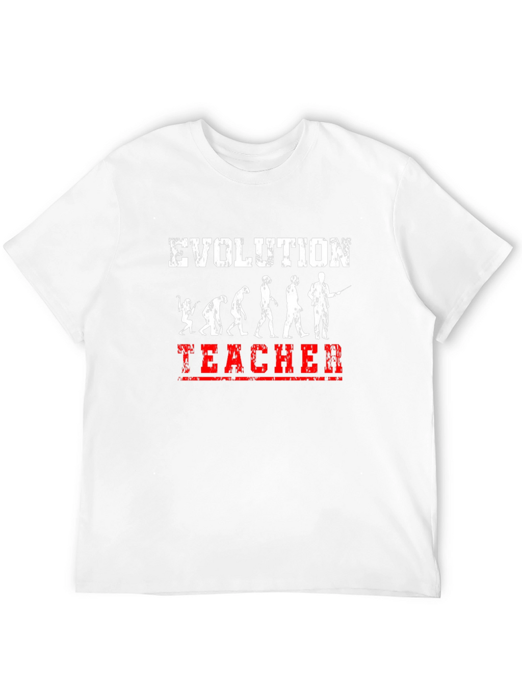Evolution Teacher Graphic T-Shirt - Black