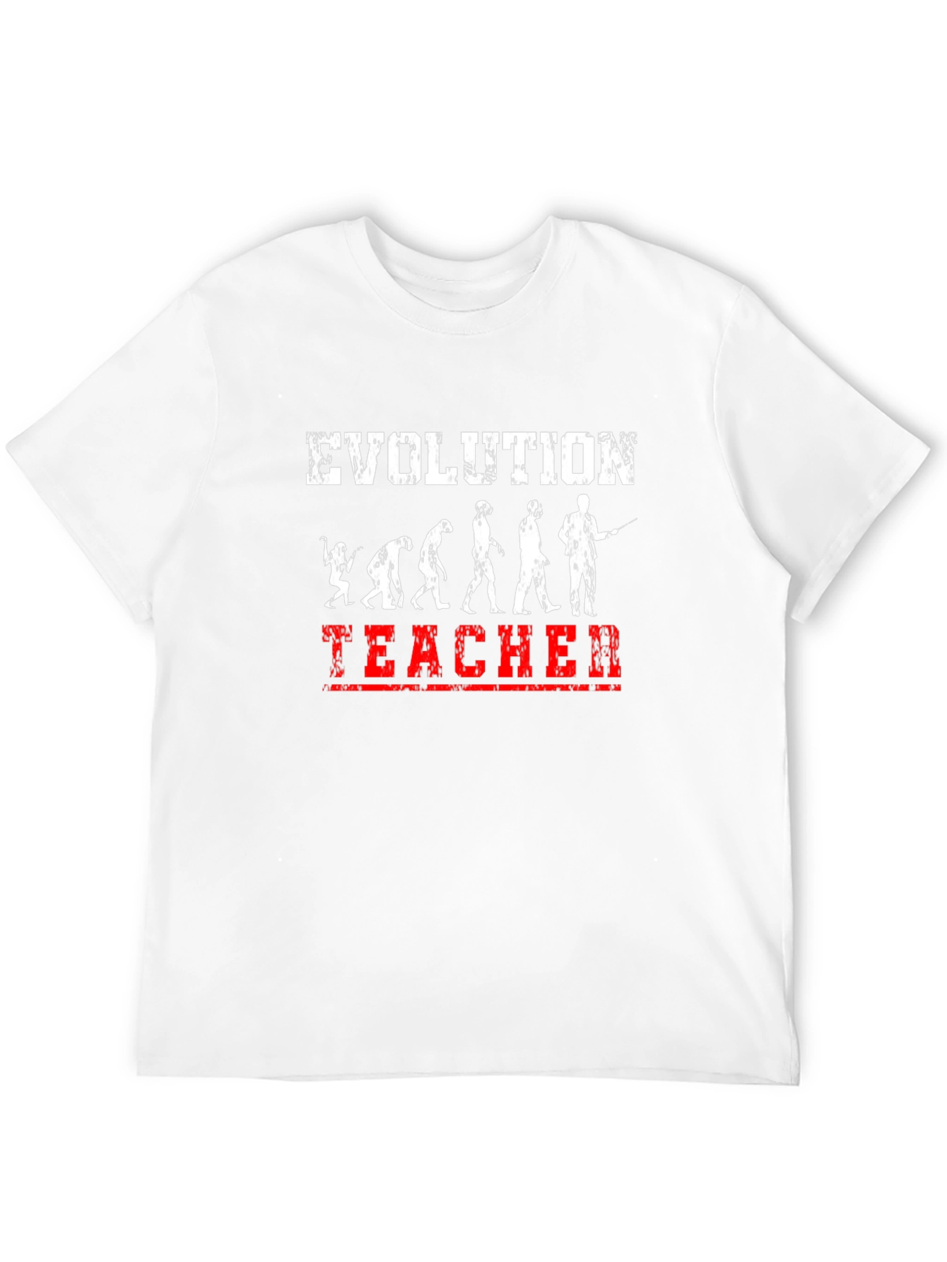 Evolution Teacher Graphic T-Shirt - Black
