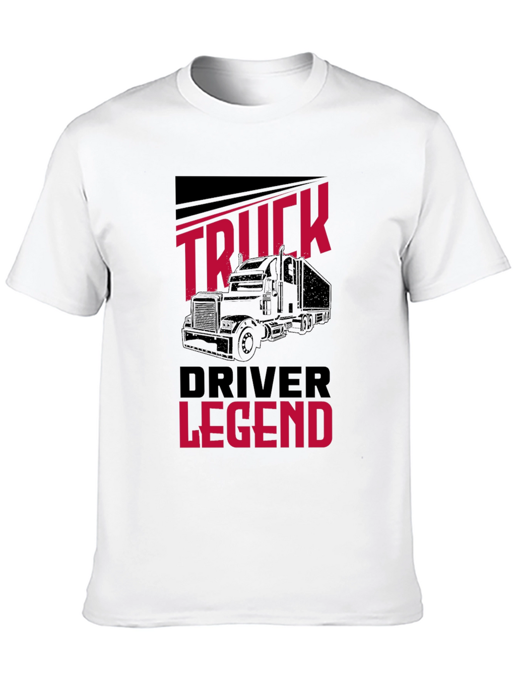 Truck Driver Legend Black T-Shirt