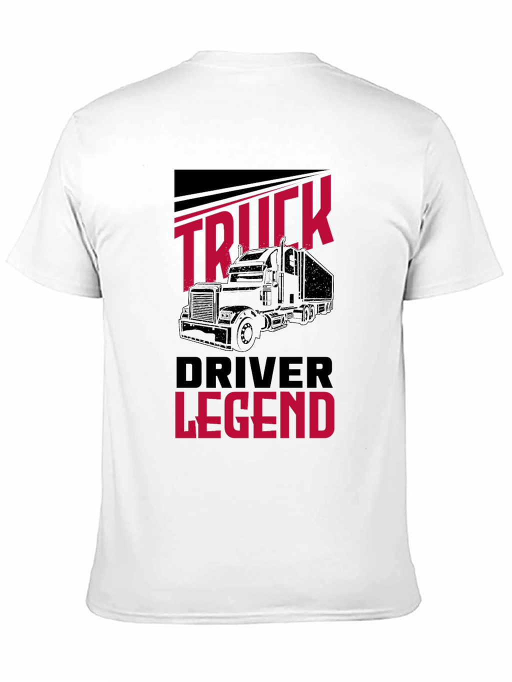 Truck Driver Legend Black T-Shirt