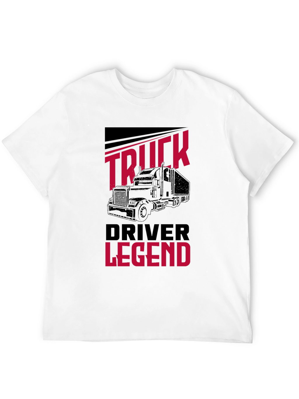 Truck Driver Legend Black T-Shirt