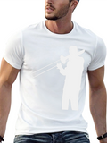 Trombone Player Graphic Tee - Black