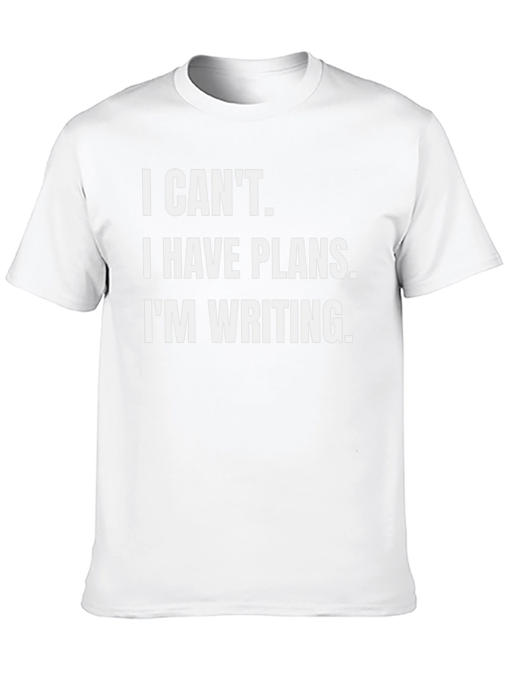Writers Plans T-Shirt - Funny Author Gift