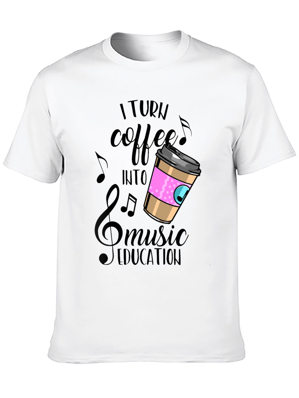 Coffee Music Education Graphic Tee