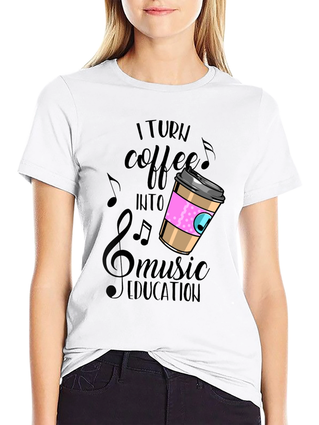 Coffee Music Education Graphic Tee