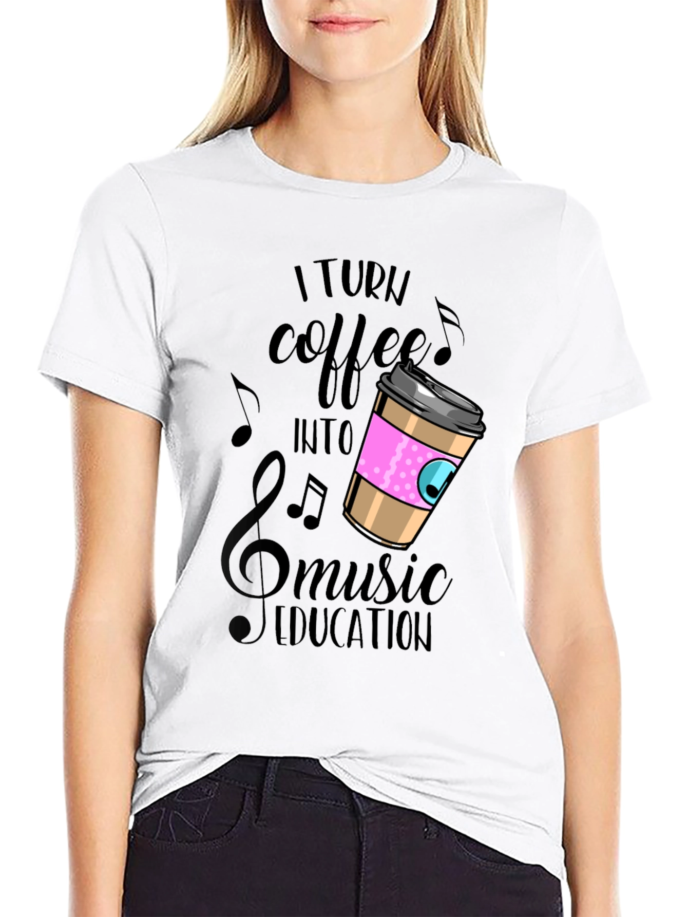 Coffee Music Education Graphic Tee