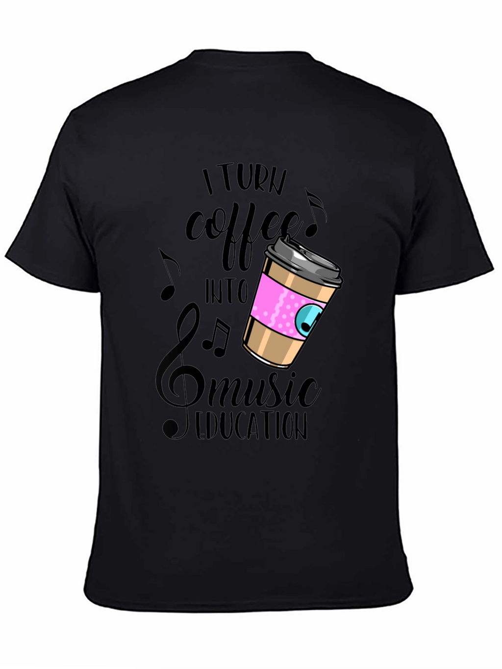 Coffee Music Education Graphic Tee