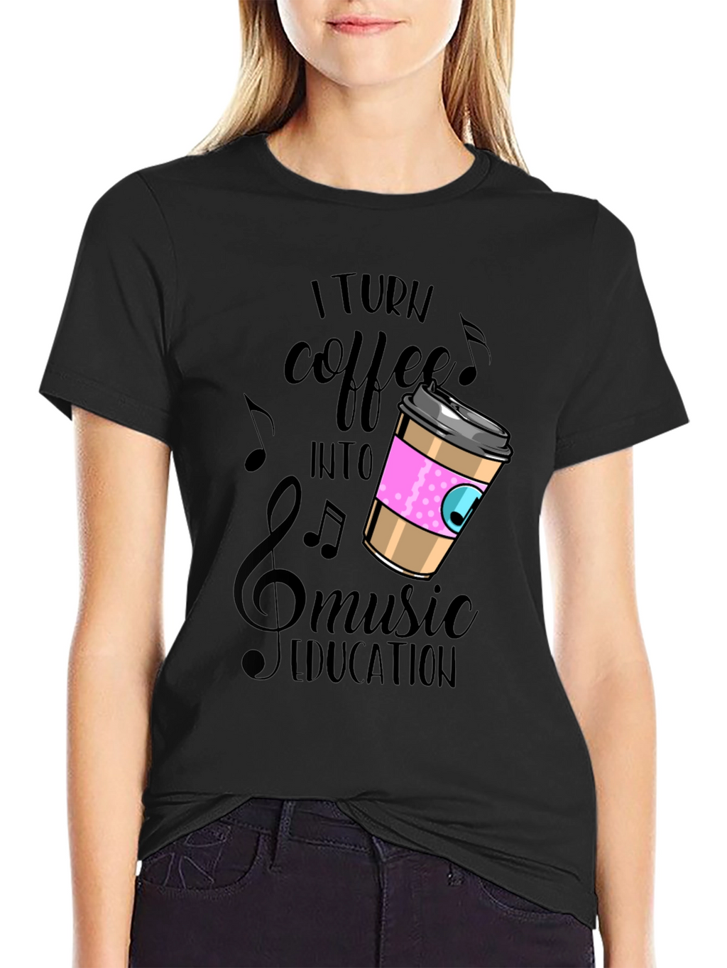 Coffee Music Education Graphic Tee