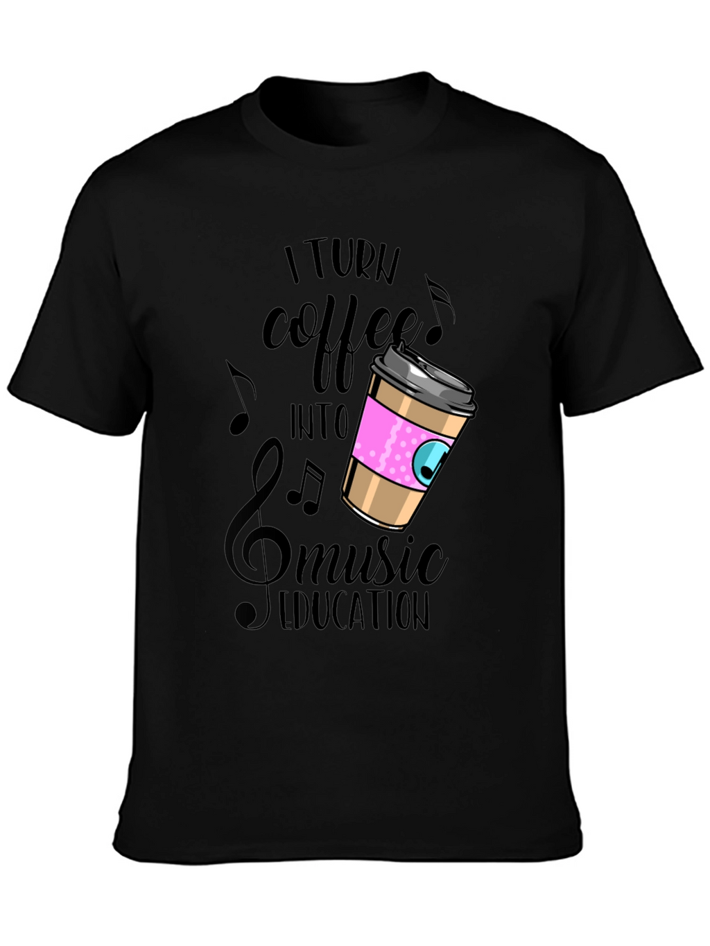 Coffee Music Education Graphic Tee