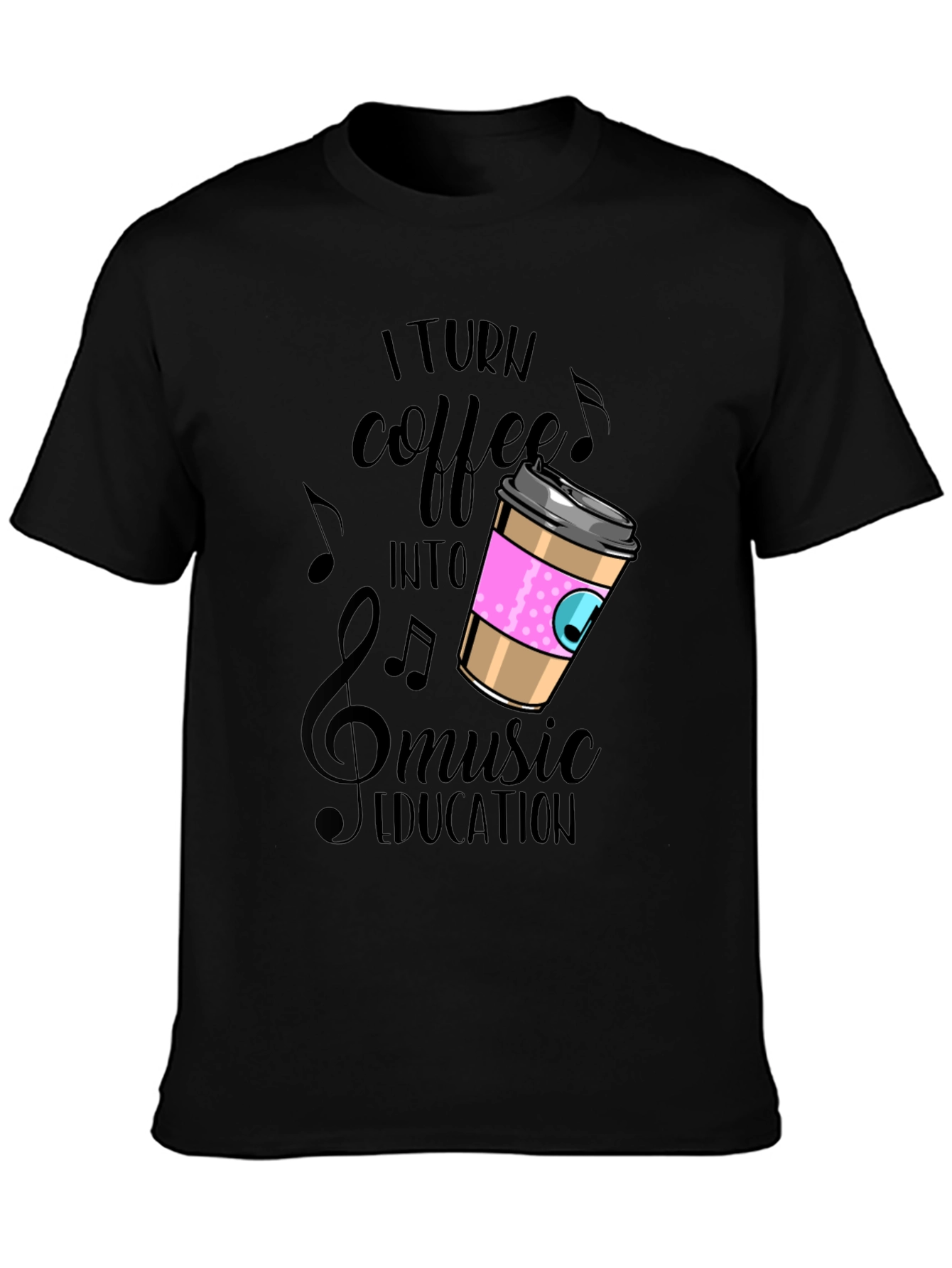 Coffee Music Education Graphic Tee