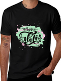 Happy Holi T-Shirt - Black Graphic Tee