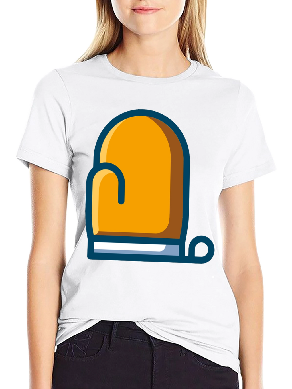 Chefs Oven Mitt Graphic Tee - Black