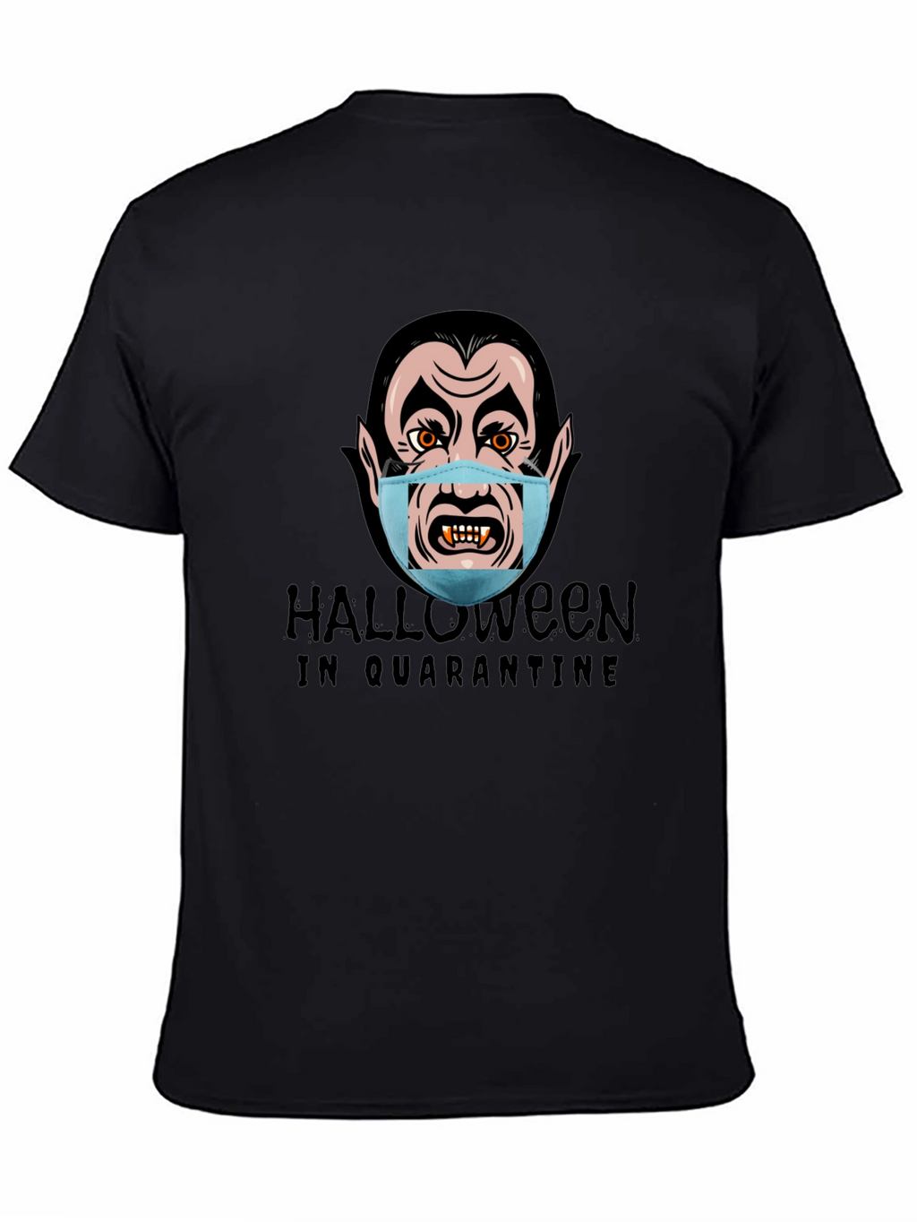 Halloween Quarantine Vampire Graphic T-Shirt