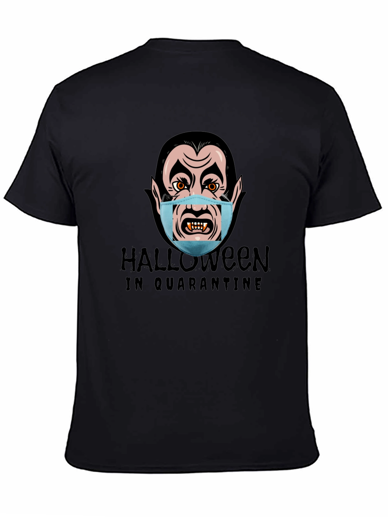 Halloween Quarantine Vampire Graphic T-Shirt