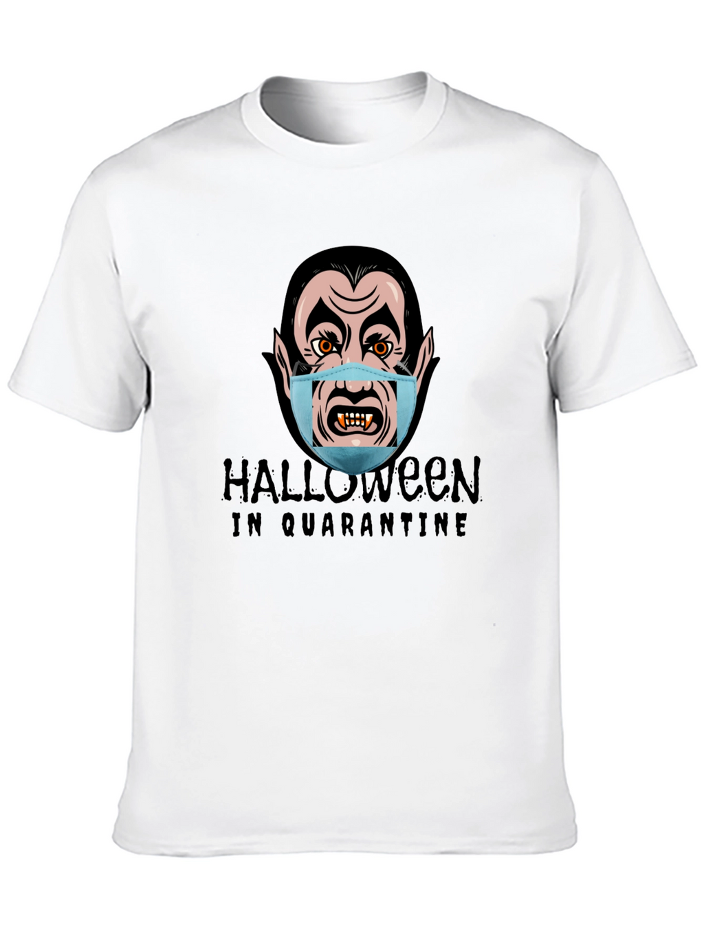 Halloween Quarantine Vampire Graphic T-Shirt