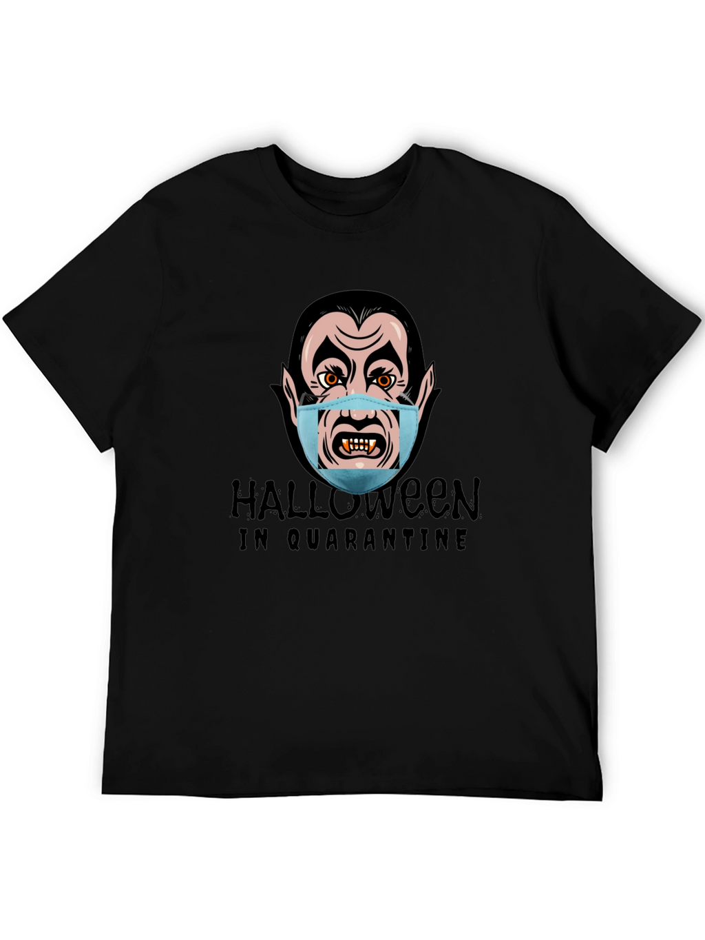 Halloween Quarantine Vampire Graphic T-Shirt