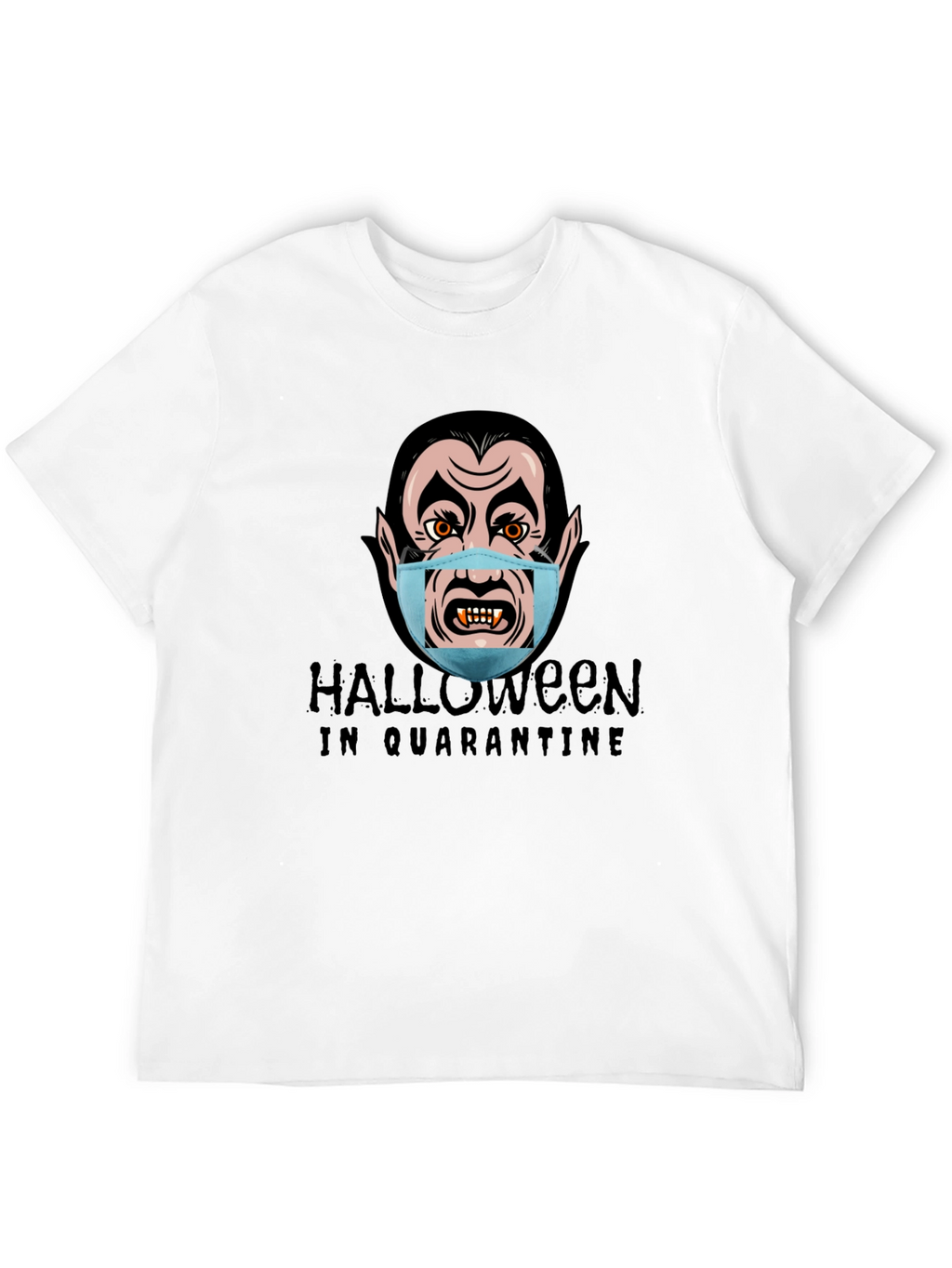 Halloween Quarantine Vampire Graphic T-Shirt