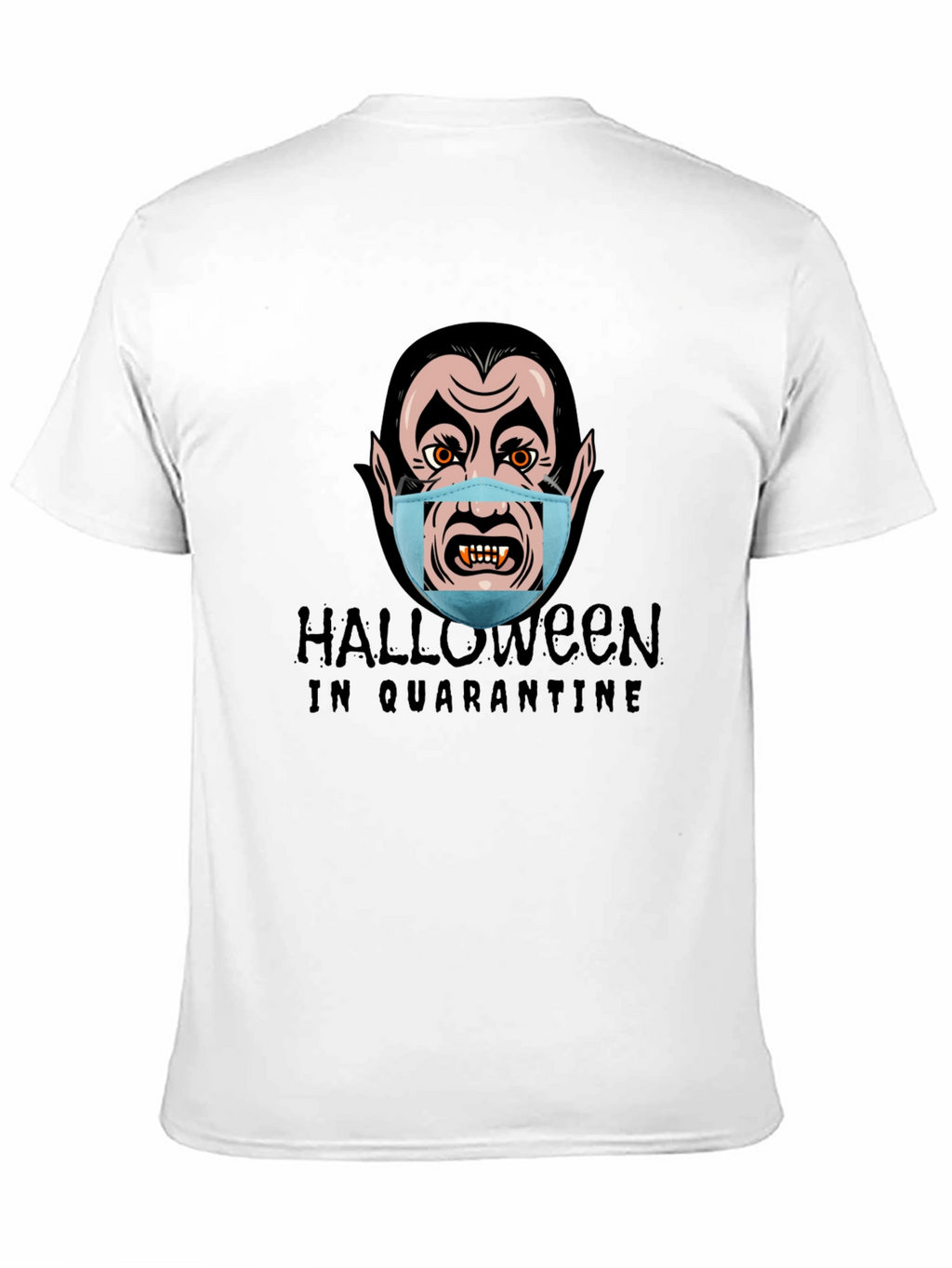 Halloween Quarantine Vampire Graphic T-Shirt