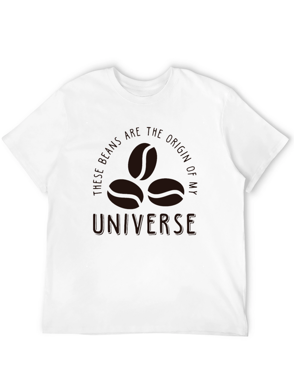 Coffee Universe Graphic Tee - Soft Cotton Blend