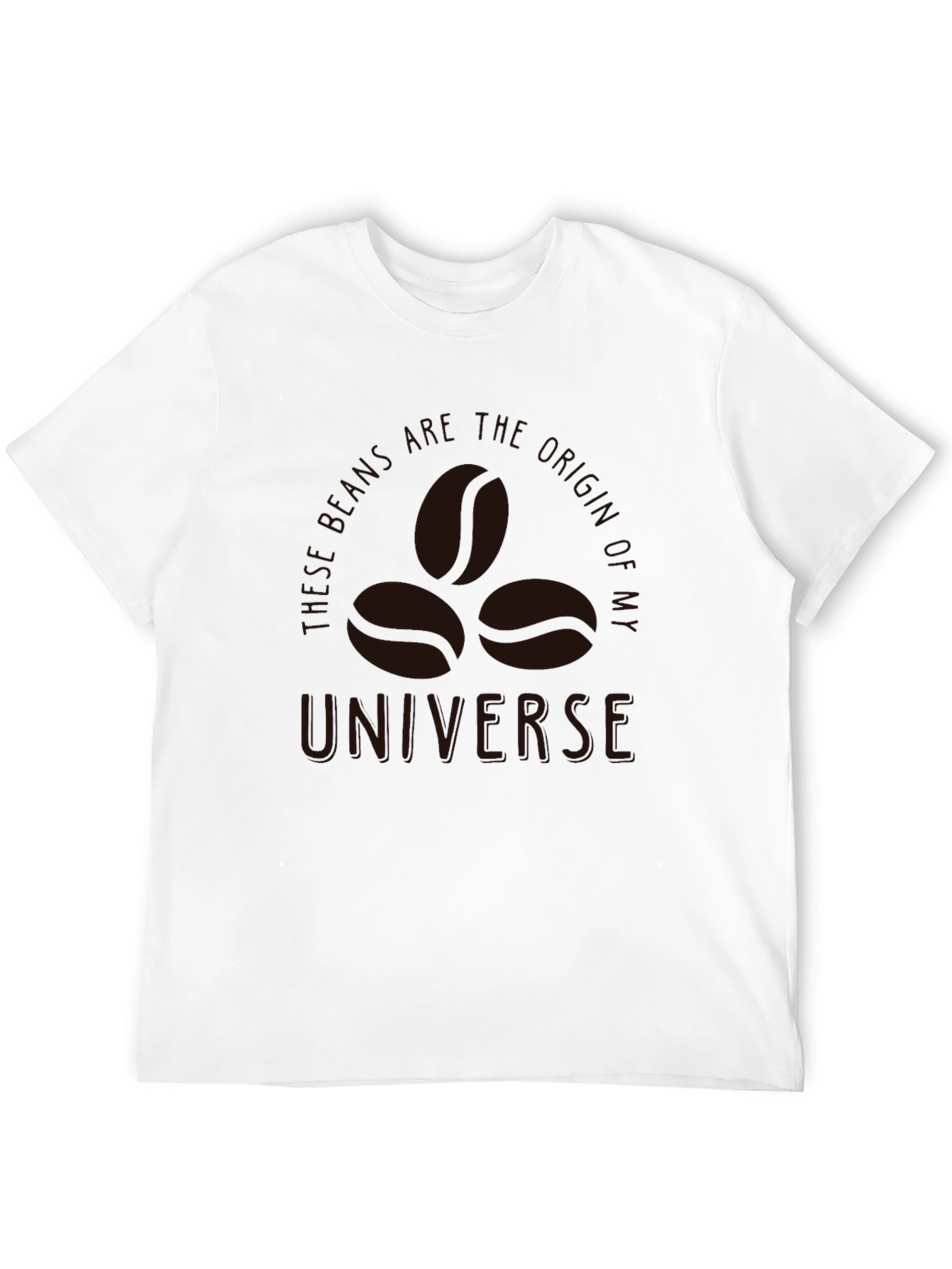 Coffee Universe Graphic Tee - Soft Cotton Blend