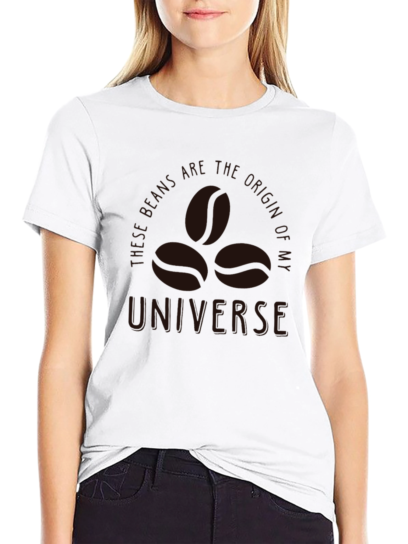 Coffee Universe Graphic Tee - Soft Cotton Blend