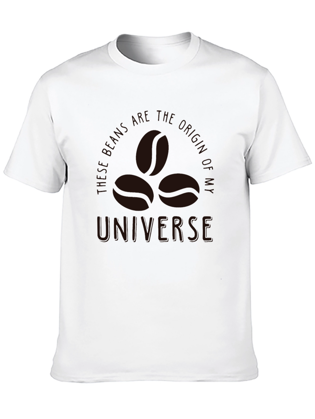 Coffee Universe Graphic Tee - Soft Cotton Blend