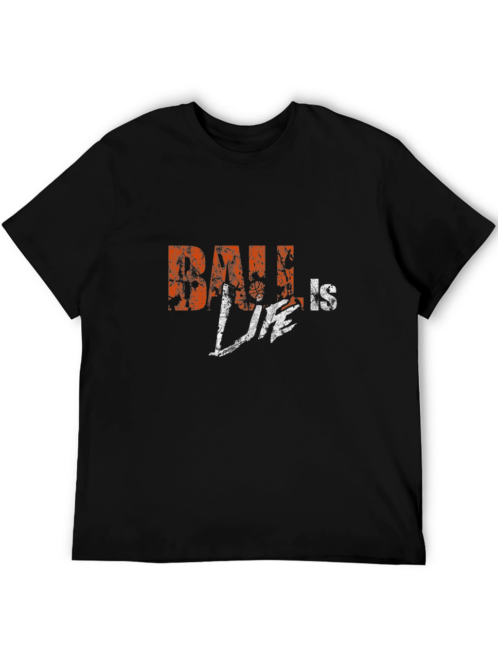 Ball is Life Graphic T-Shirt - Black