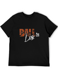Ball is Life Graphic T-Shirt - Black