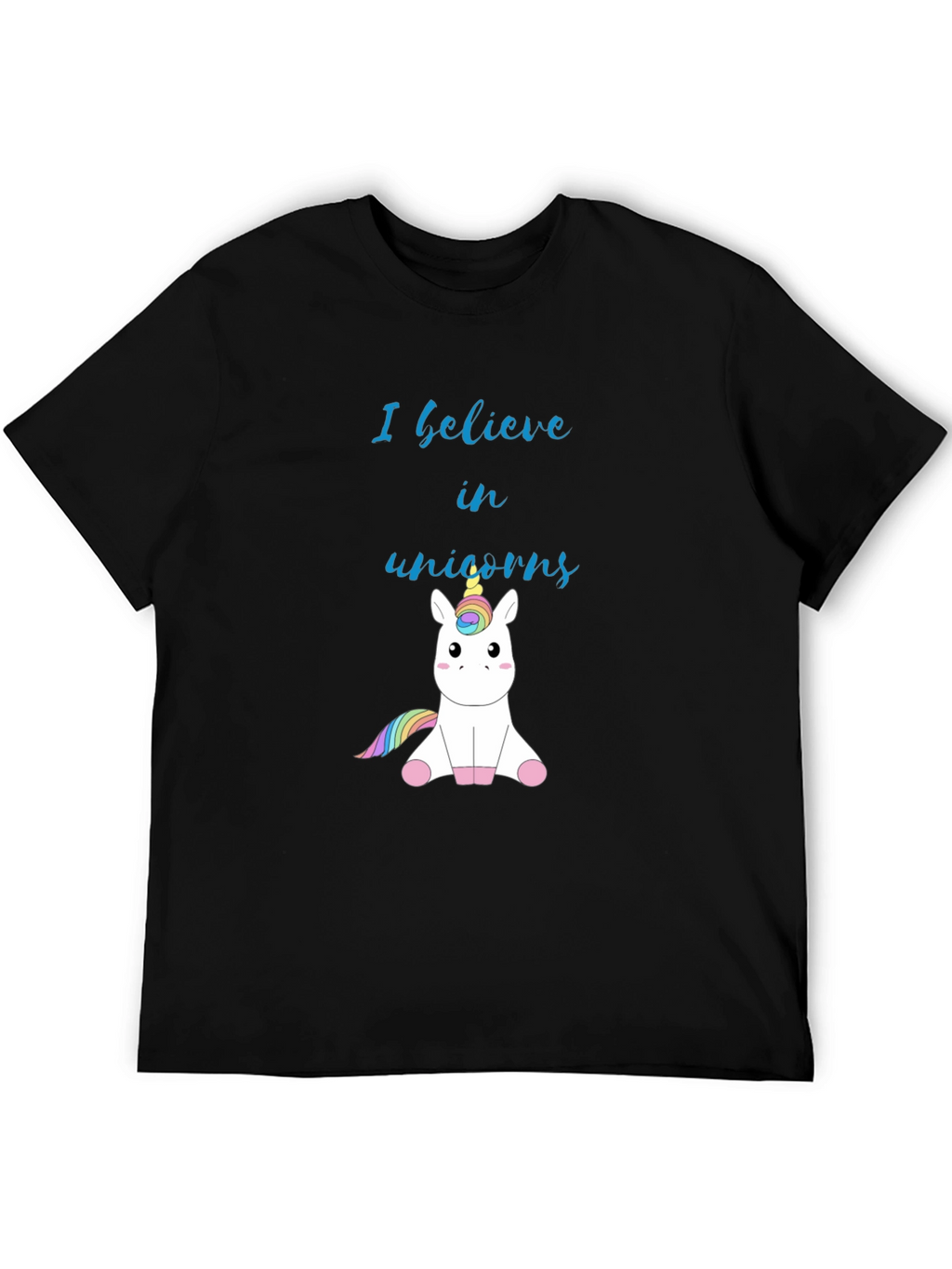 Unicorn Believer Black T-Shirt