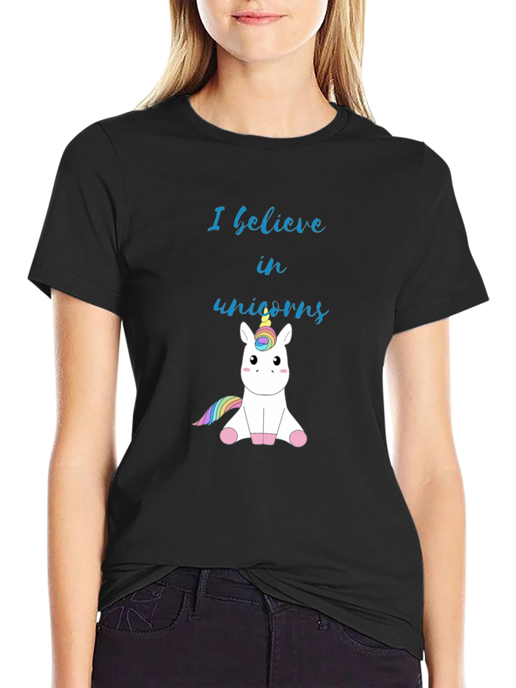 Unicorn Believer Black T-Shirt