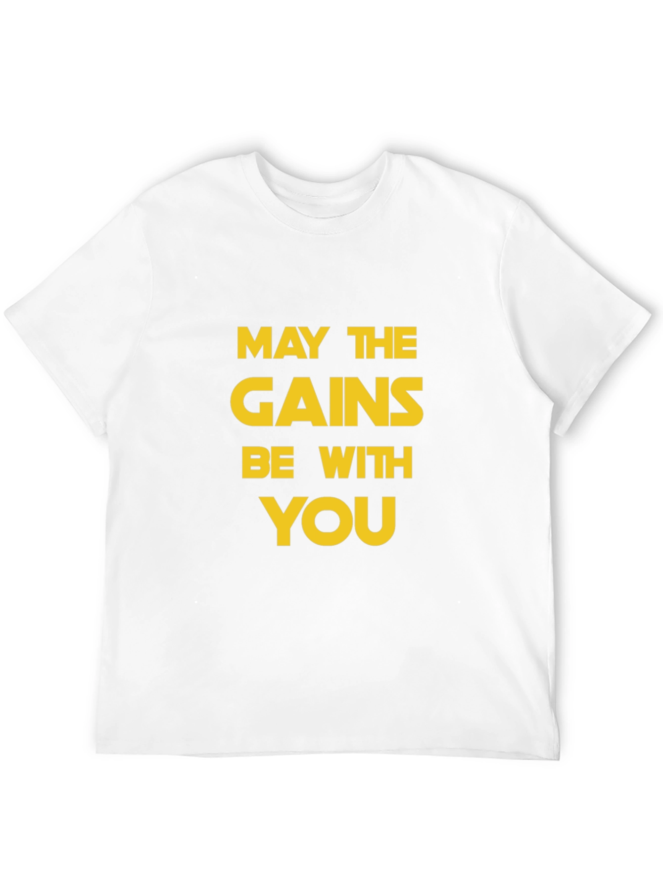 May The Gains Be With You T-Shirt - Black