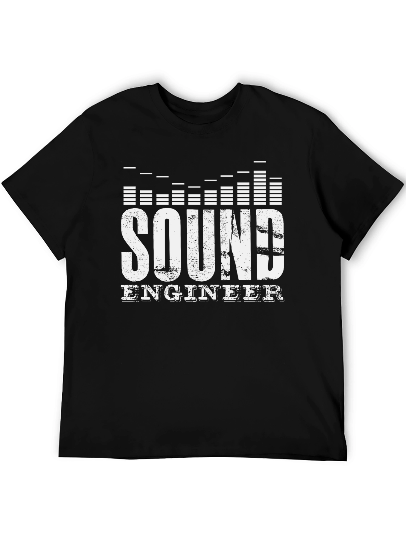 Sound Engineer Graphic T-Shirt - Black