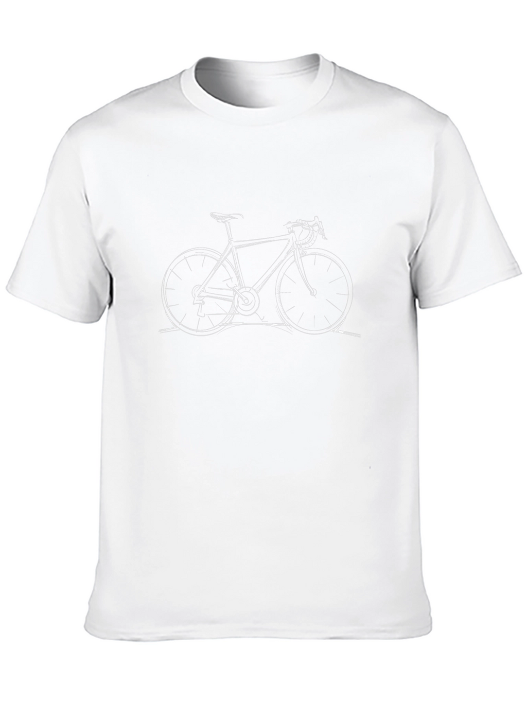 Mens Black Bike Graphic T-Shirt