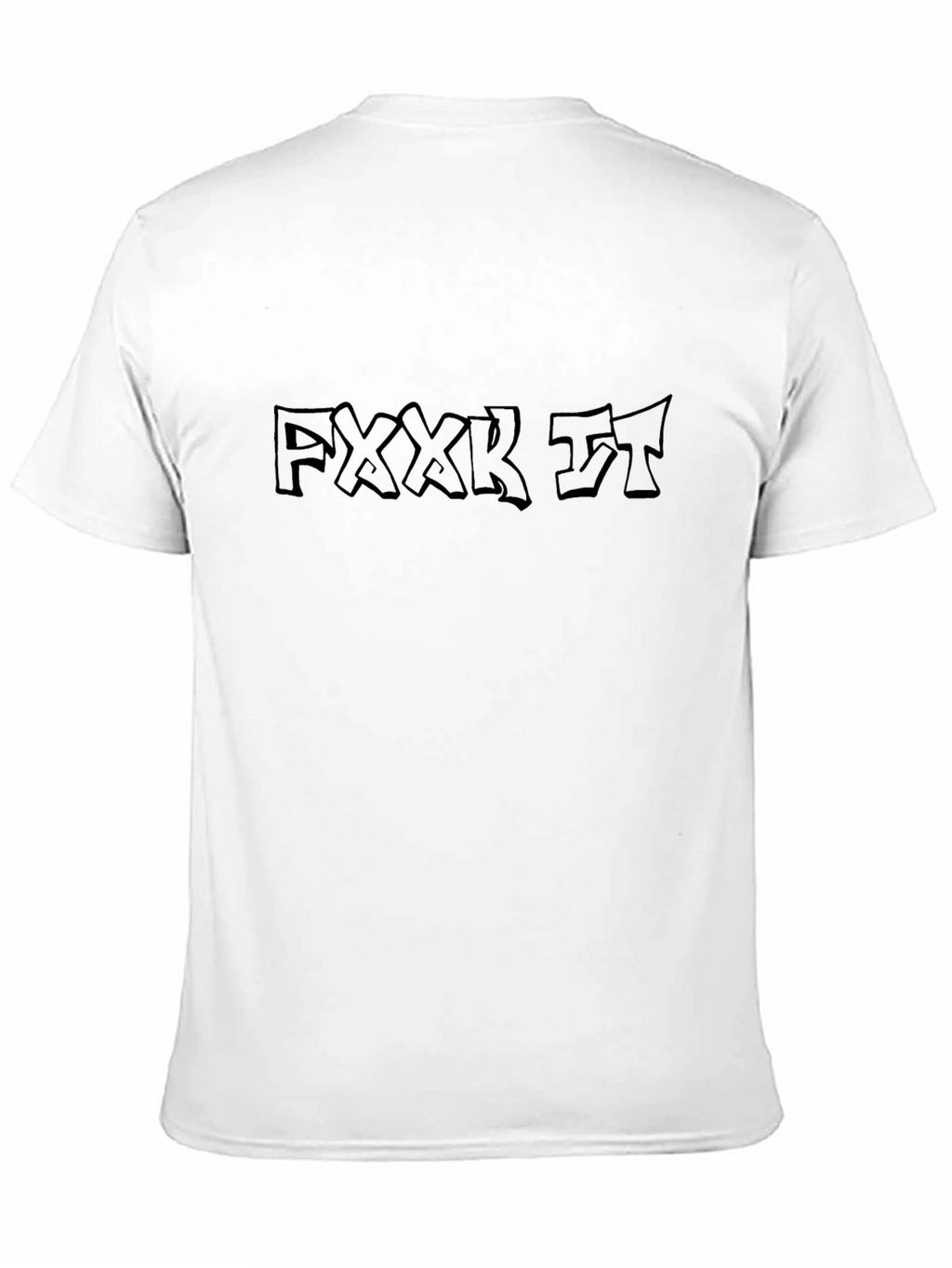 FXKR IT Black Graphic T-Shirt - Mens Casual Wear