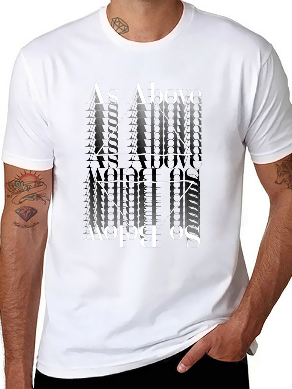 As Above So Below Graphic T-Shirt