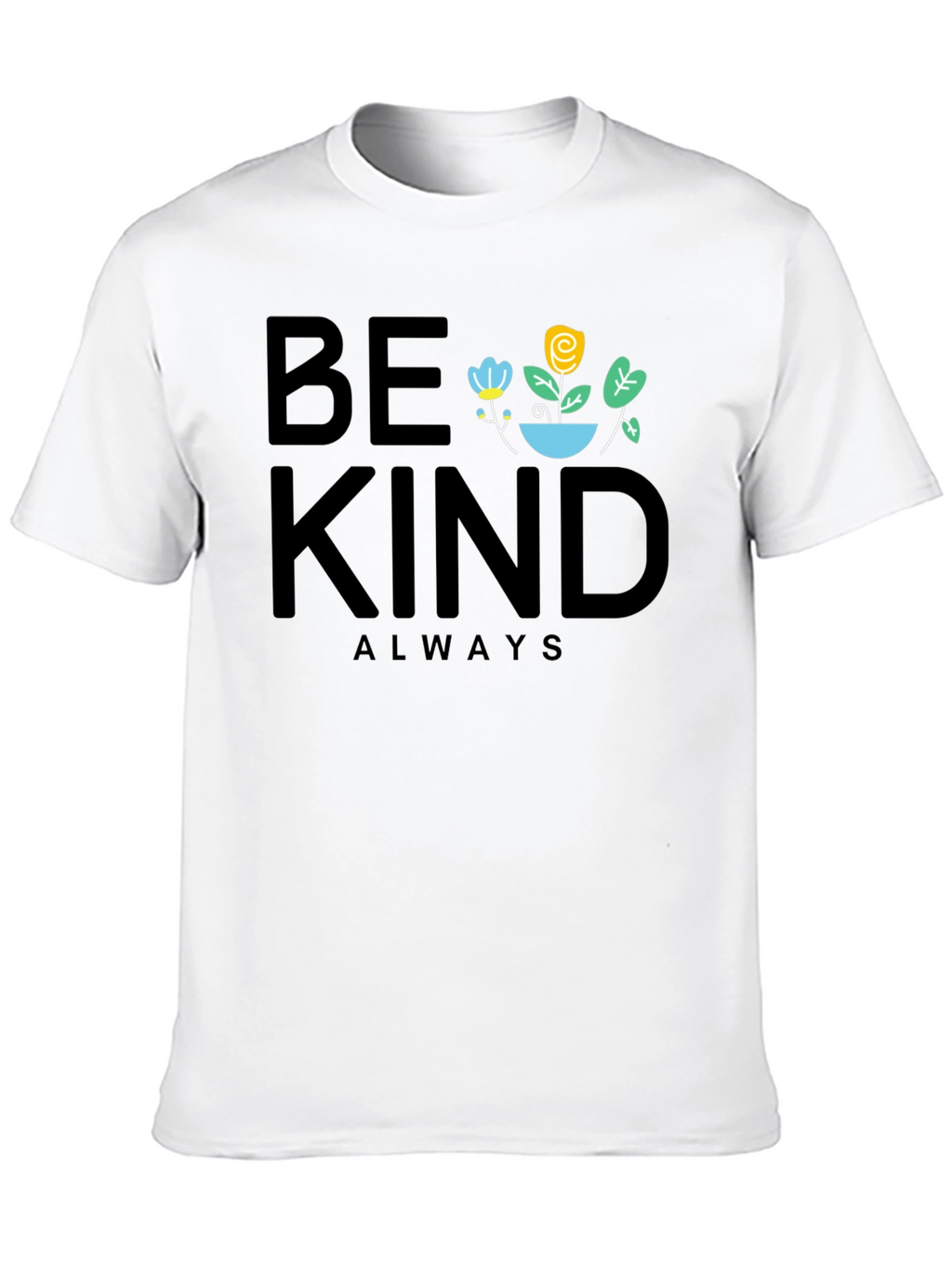 Be Kind Always Graphic T-Shirt - Black